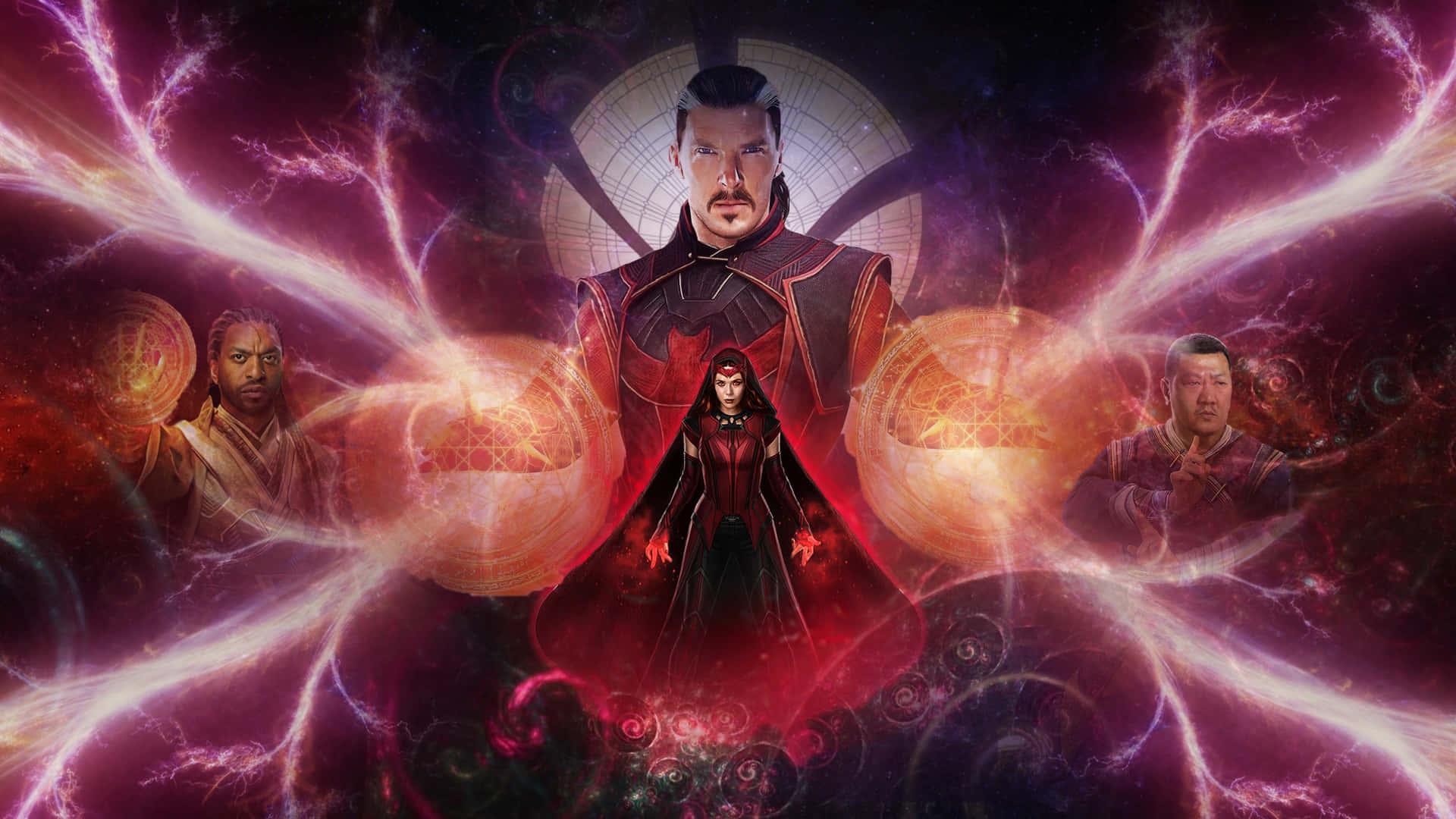 Doctor Strange rejser gennem Multiverset af Vanvid. Wallpaper
