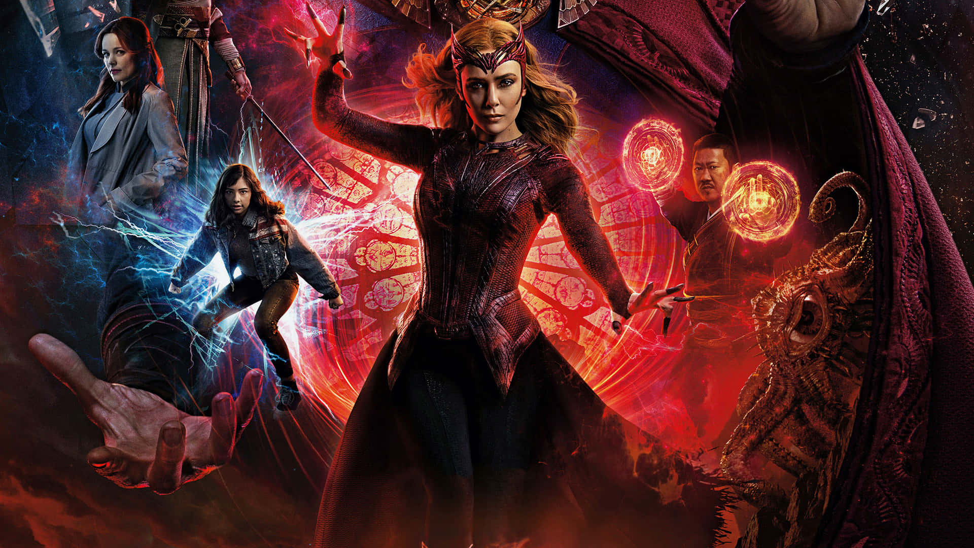 Marvel's Doctor Strange og Multiverset af Mistænksomhed Visuel Wallpaper