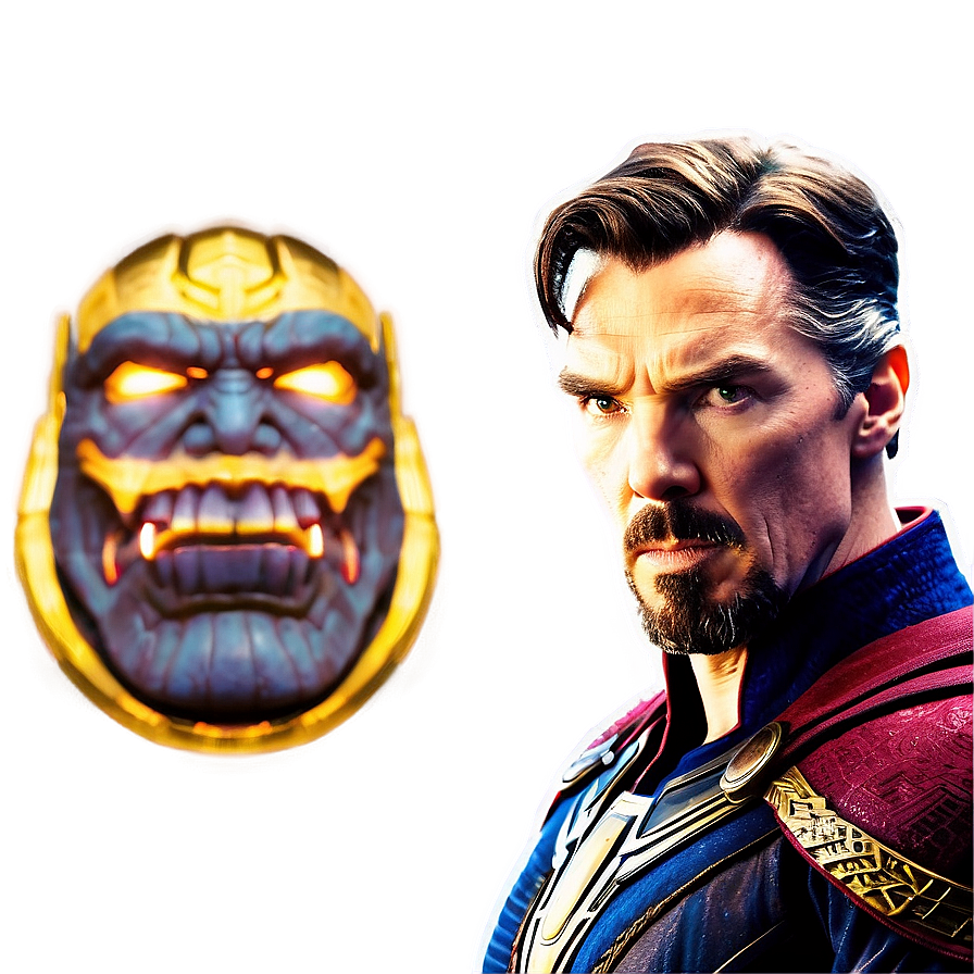 Doctor Strange Vs Thanos Png Ikh2 PNG