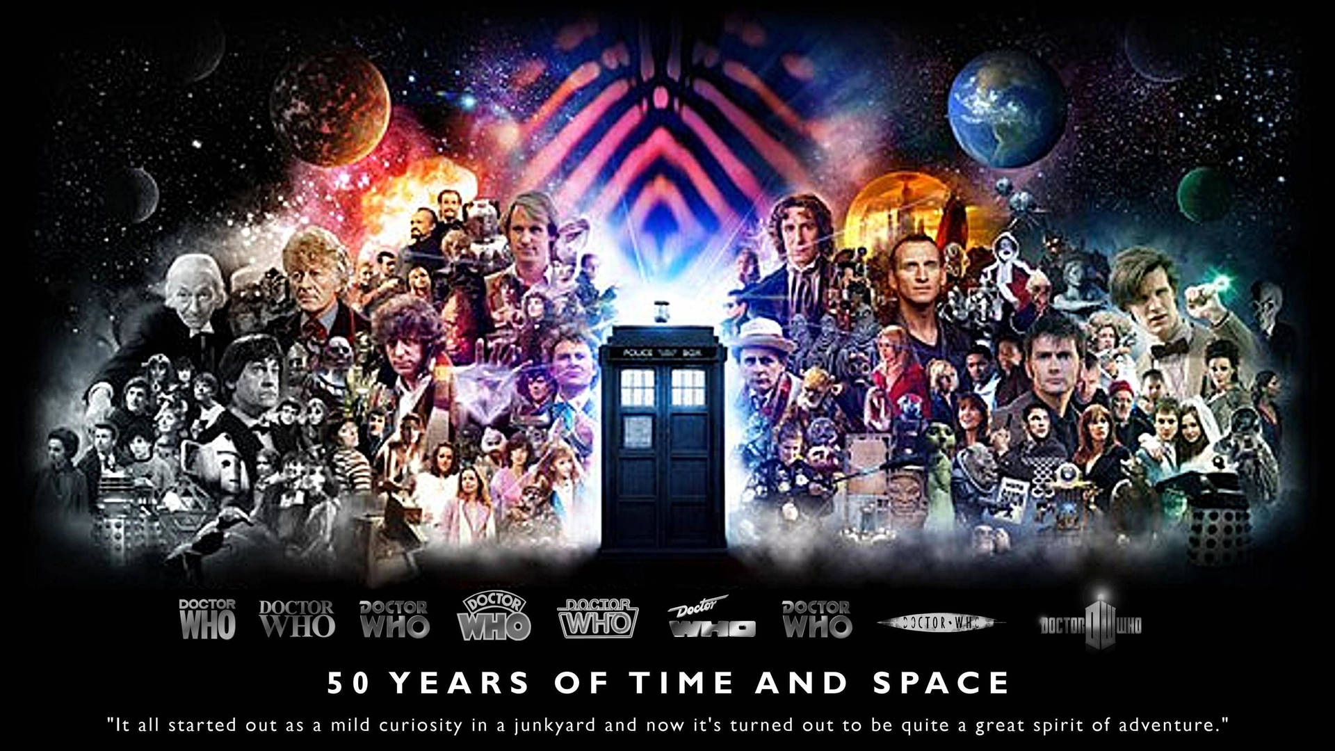 Image  Celebrating 50 Years of Doctor Who Wallpaper
