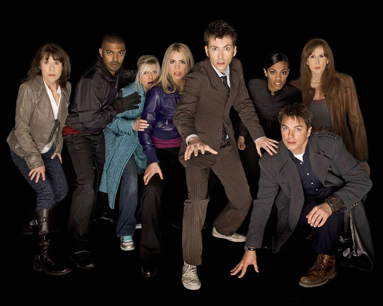 The New Cast of Doctor Who Wallpaper