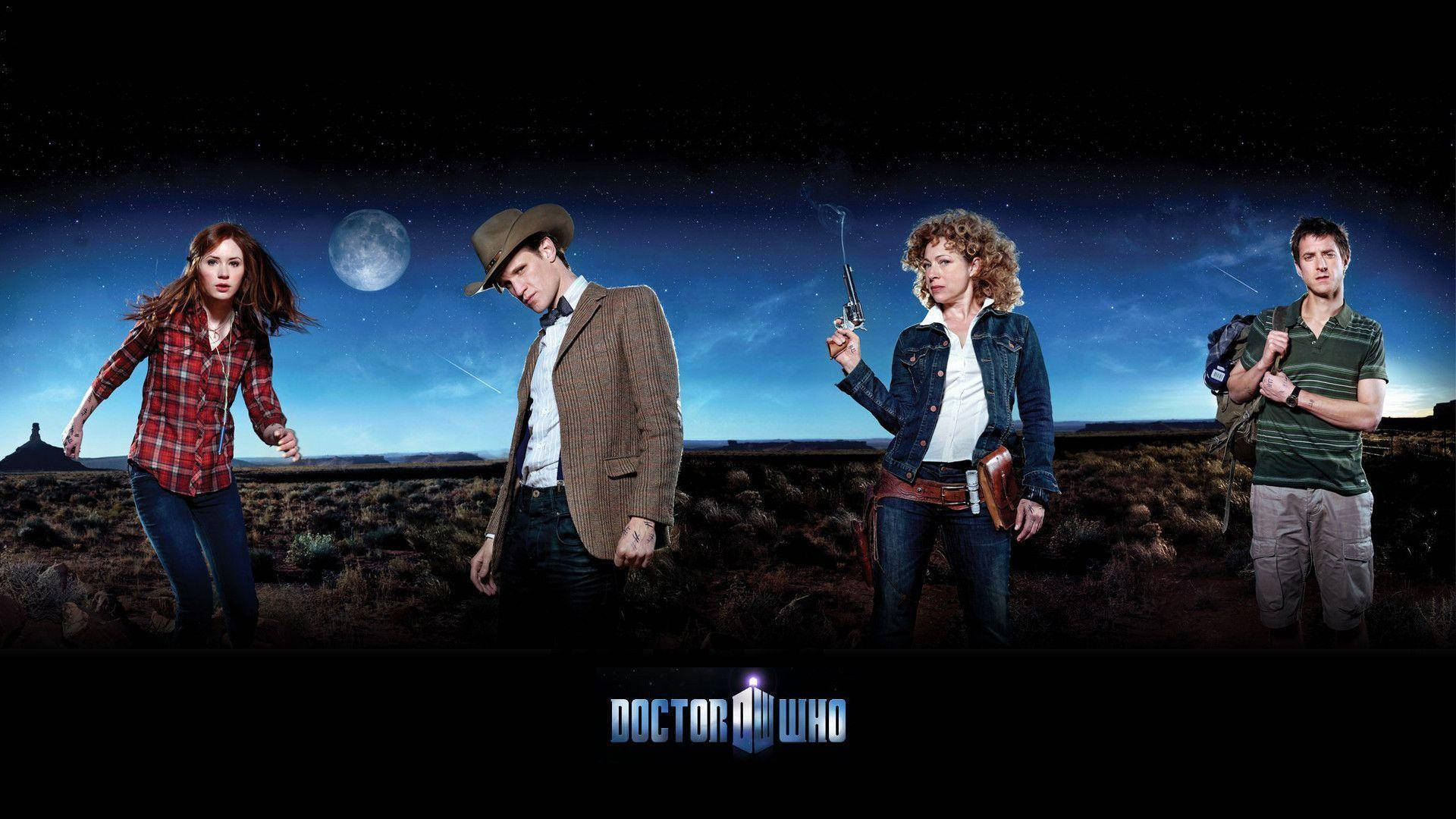 Doctor Who Desert Night Adventure Wallpaper