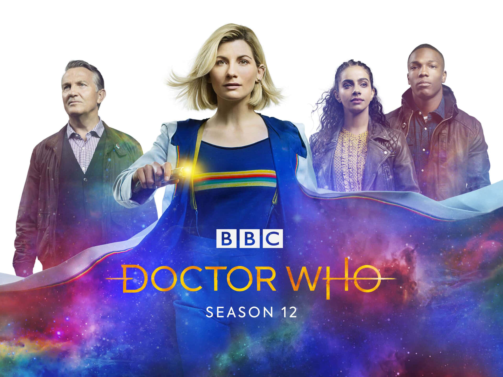 Doctor Who Seizoen 12 Promotionele Poster Achtergrond