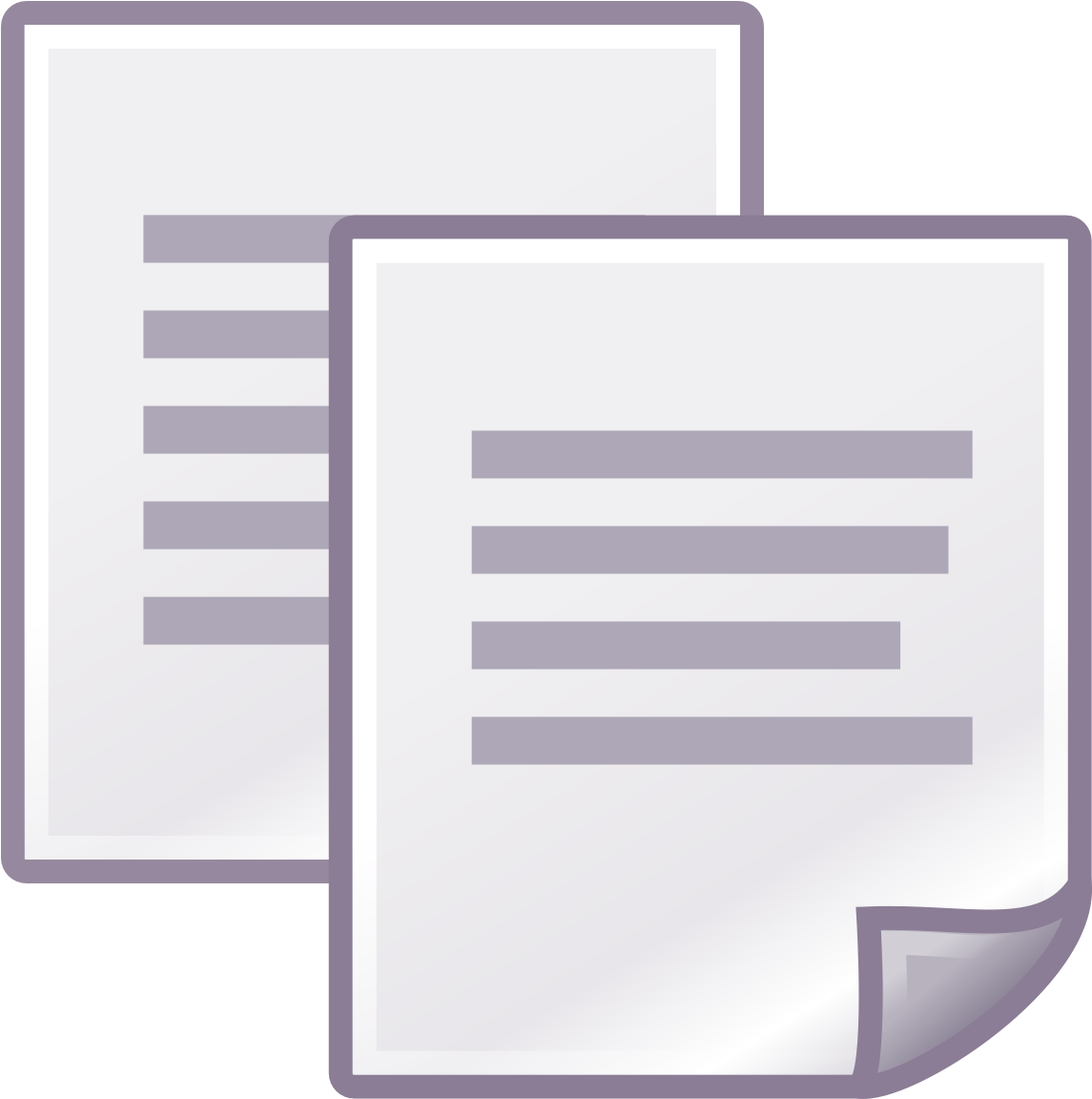 Document Icons Vector PNG