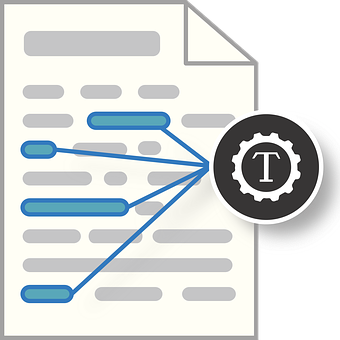 Document Text Extraction Icon PNG