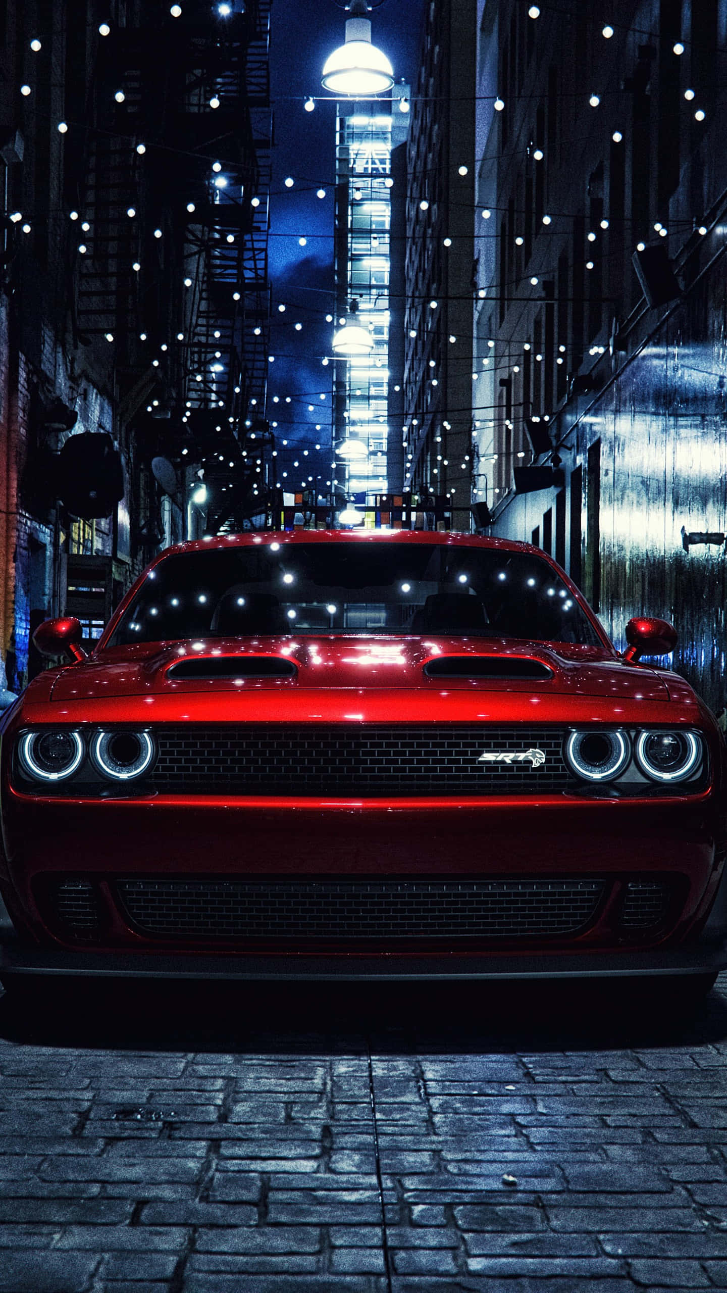 "Dodge Challenge 4k: Classic Power and Style" Wallpaper
