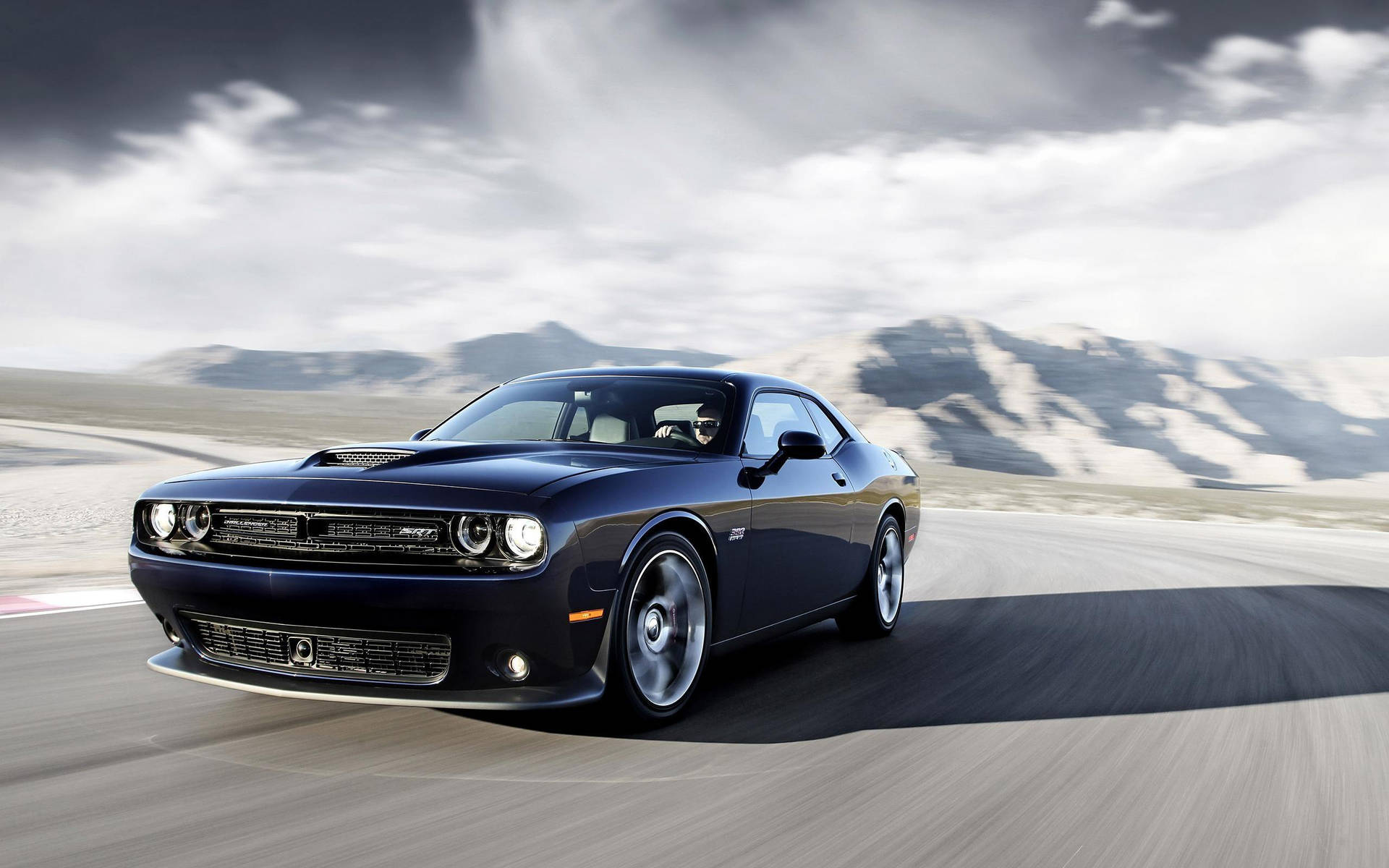 Thrilling Ride with Dodge Challenger Wallpaper
