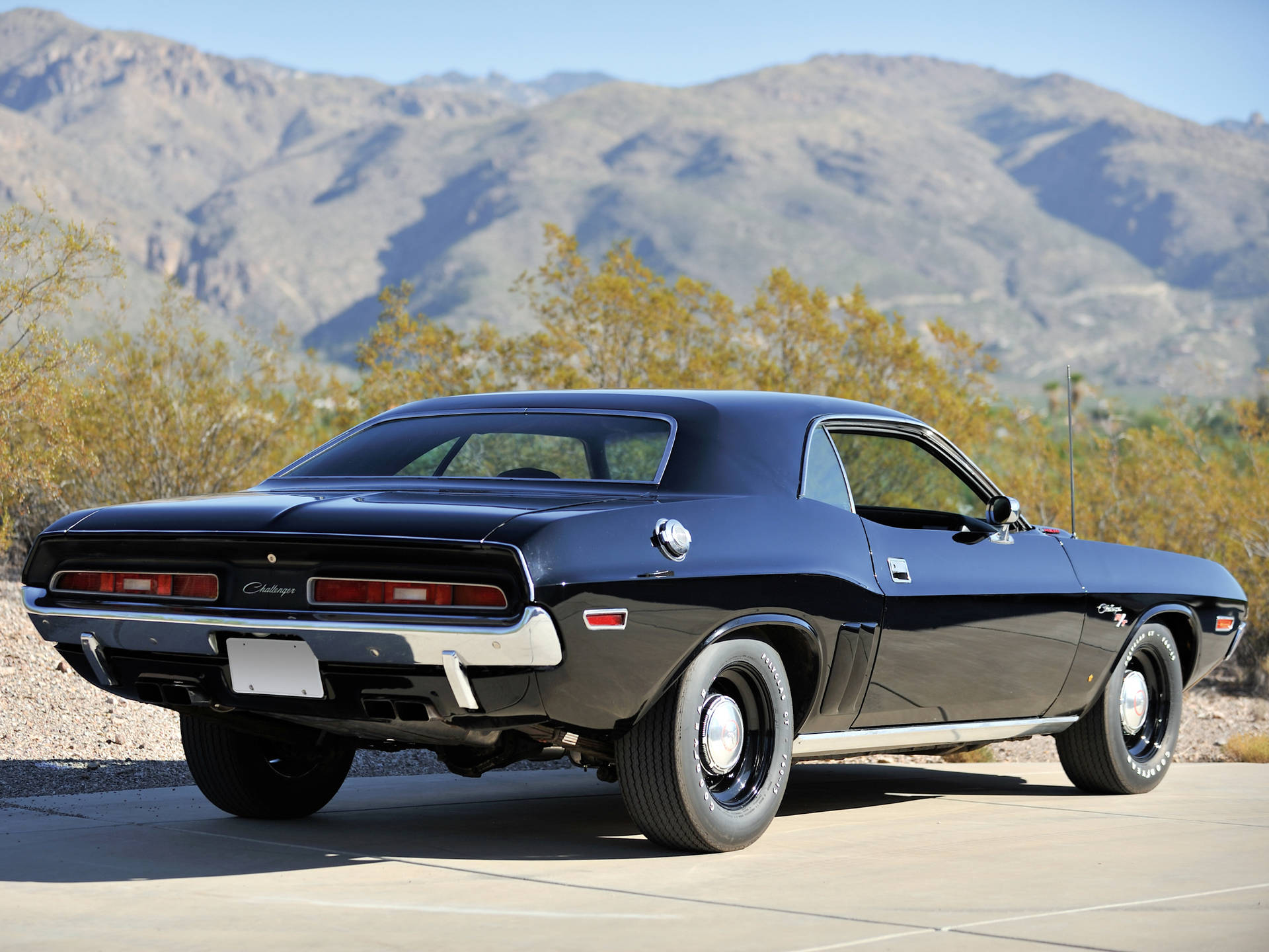 Dodge Challenger Vintage Design Wallpaper