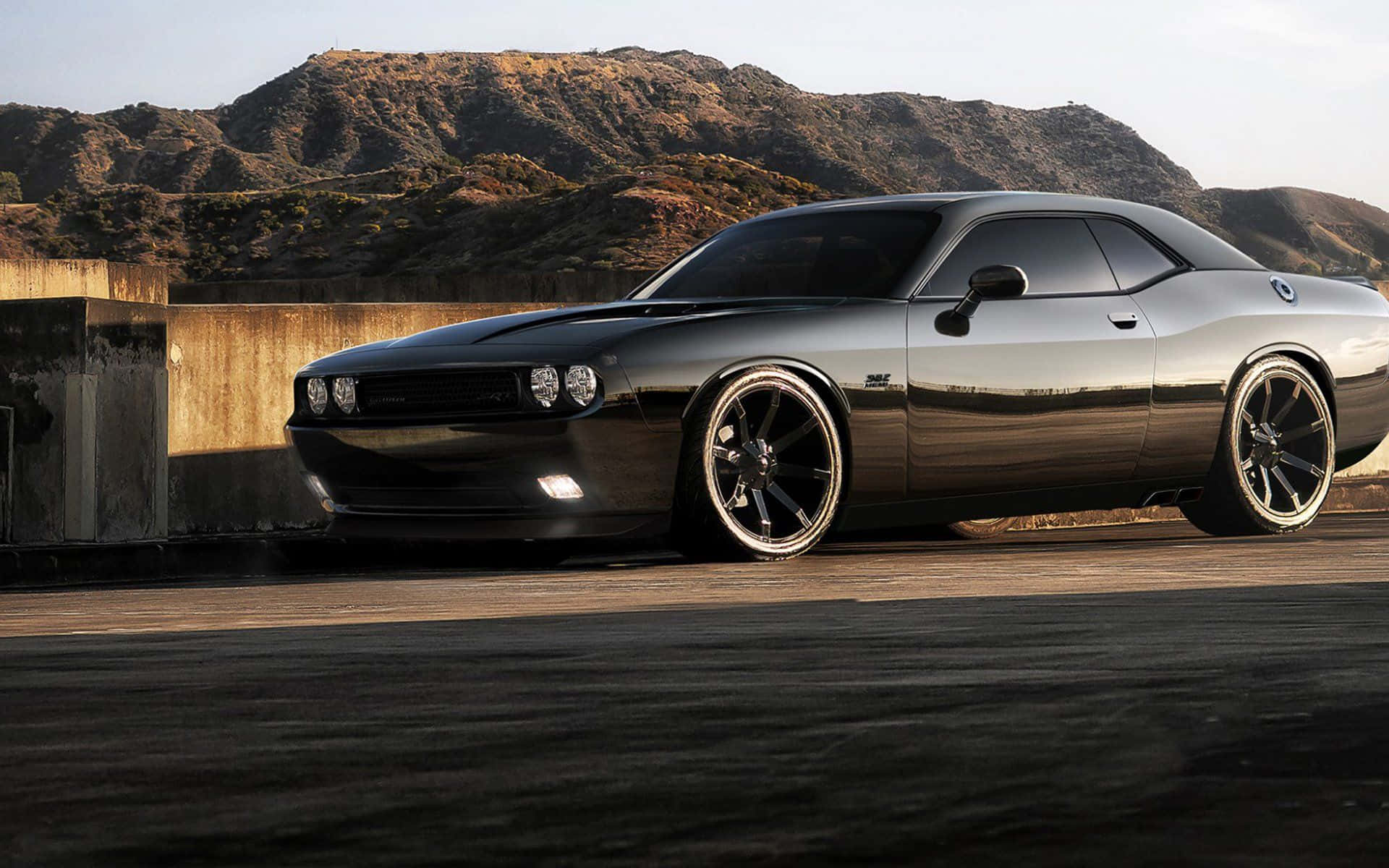 Stunning Dodge Charger on the Open Road Wallpaper