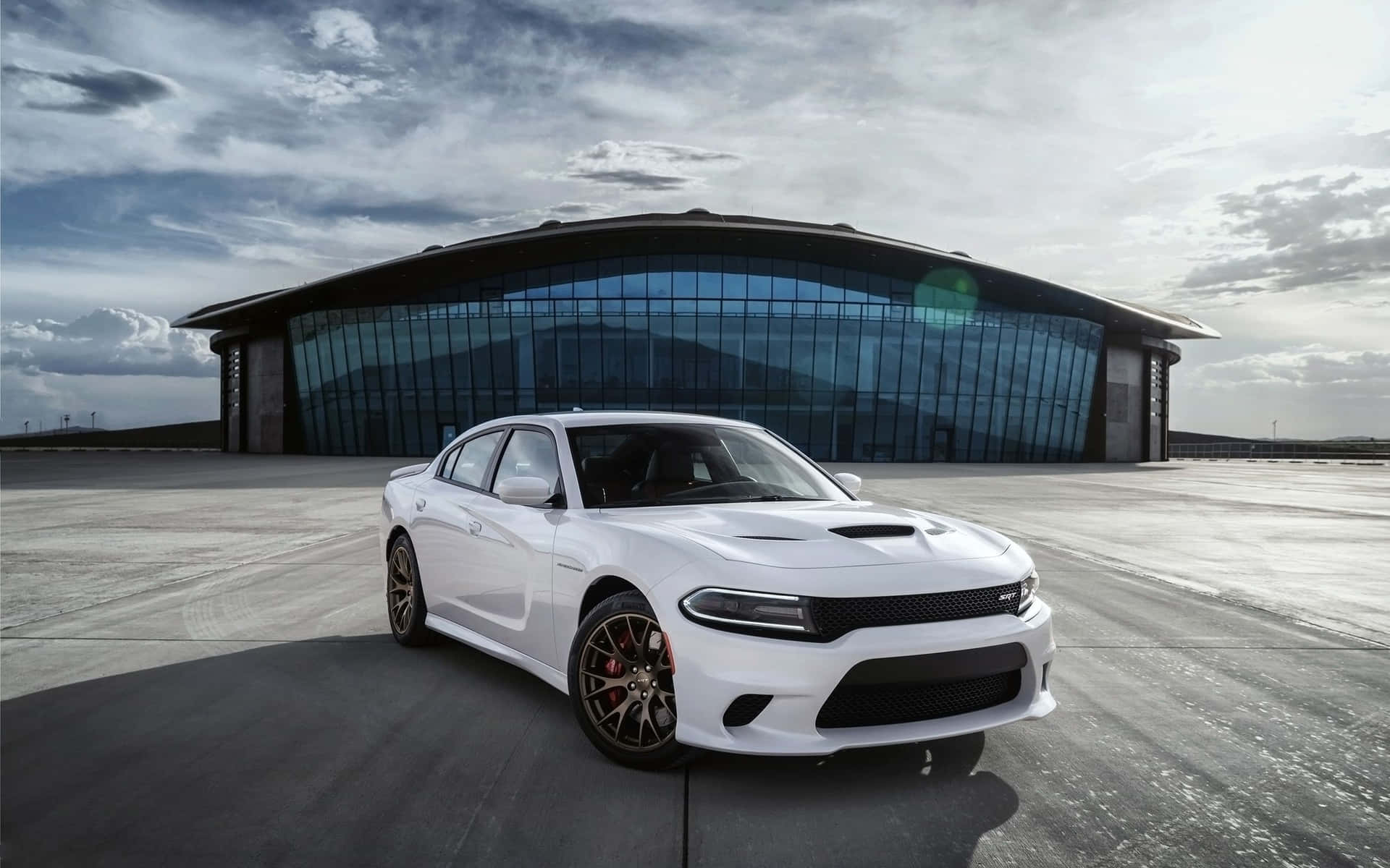 Bold and Powerful - Dodge Charger in Action Wallpaper