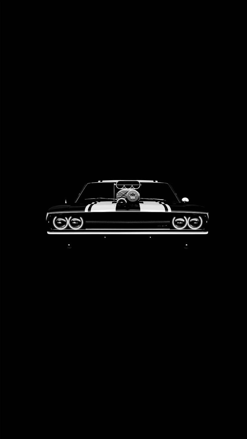 Tapettill Iphone Med Dodge Charger-bil. Wallpaper