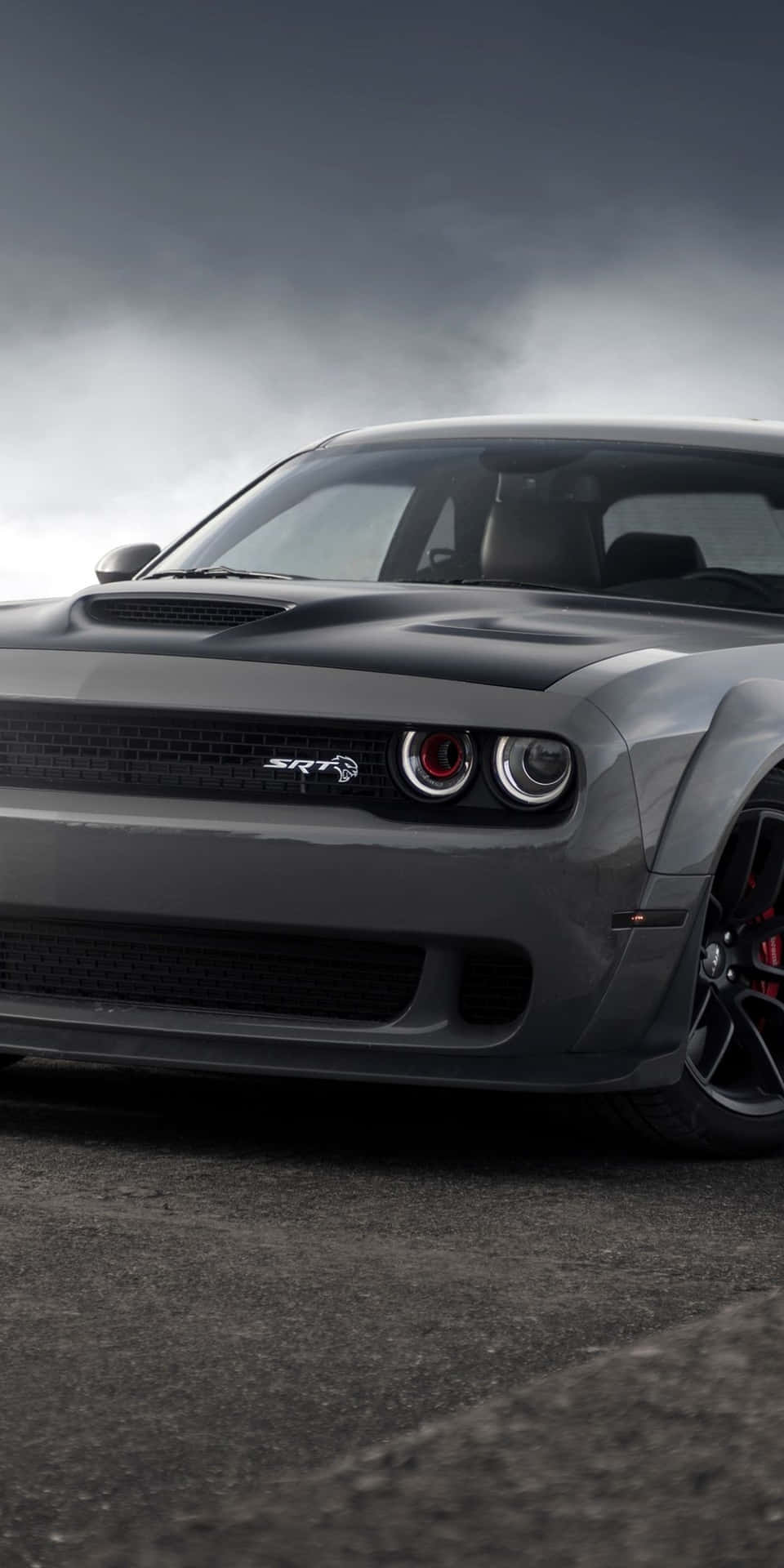 “Experience High-Octane Power with the Dodge Hellcat.” Wallpaper