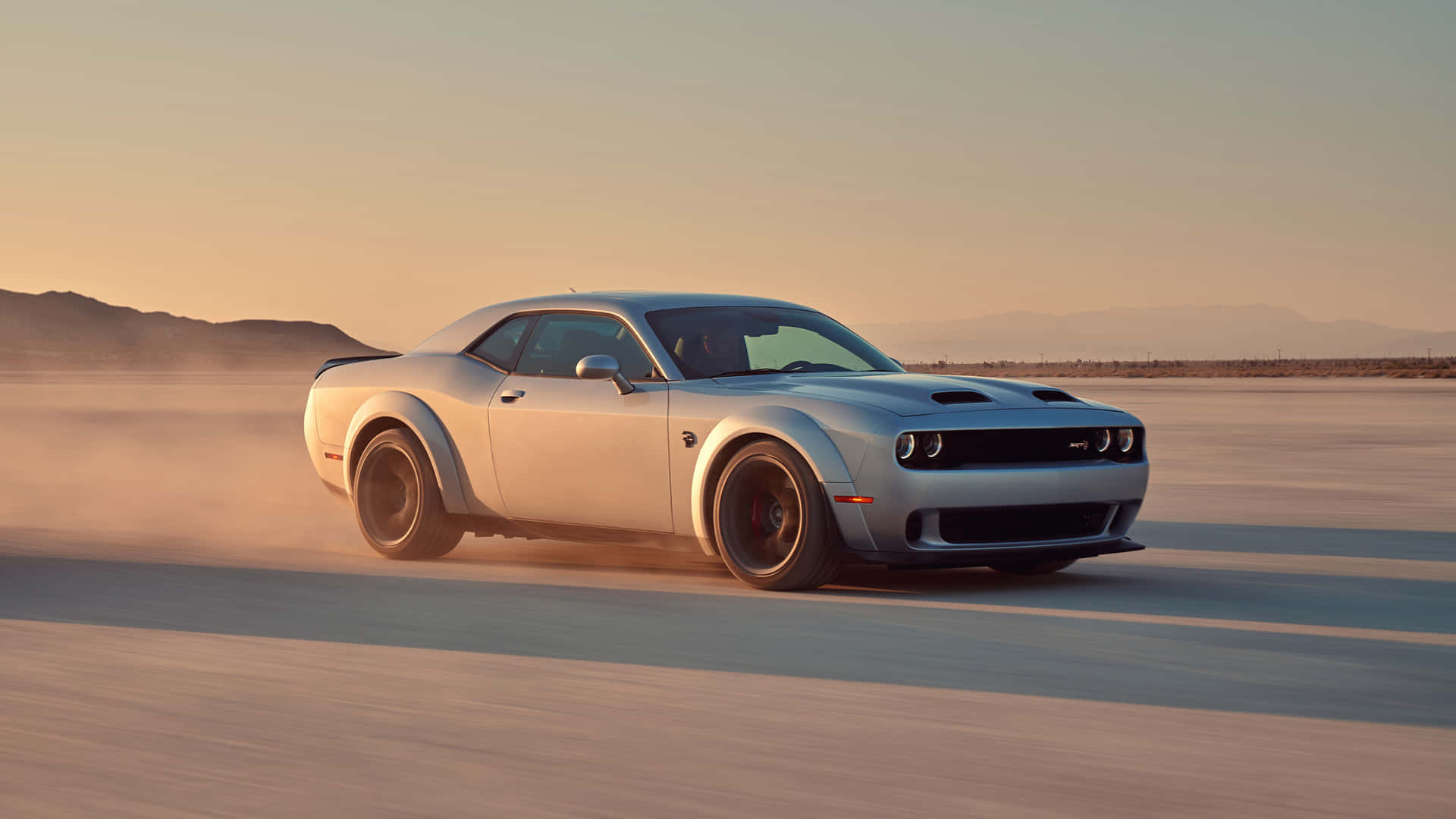 Powerful and Stylish: The Dodge Hellcat Wallpaper