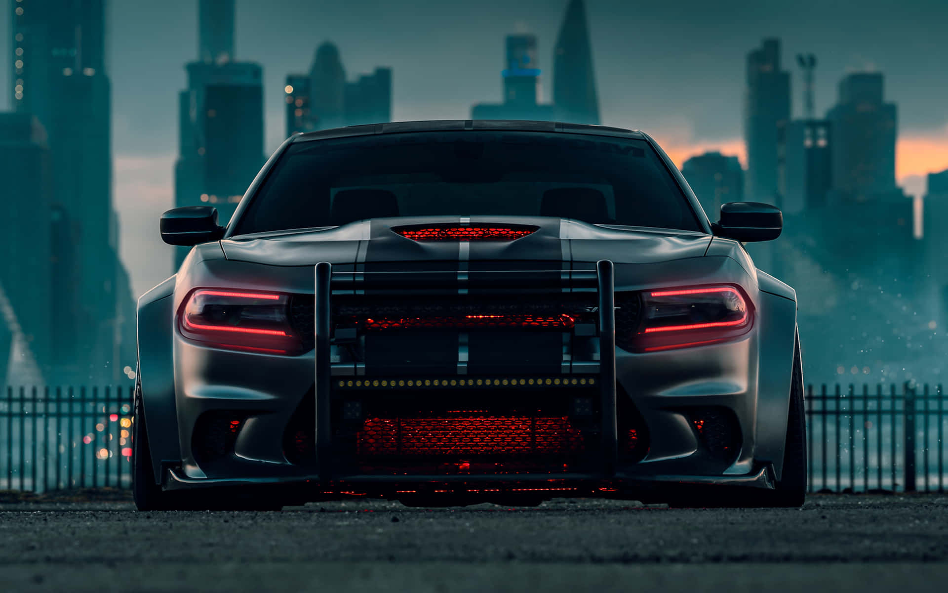 Dodge Challenger SRT Hellcat Stunning Performance Car Wallpaper