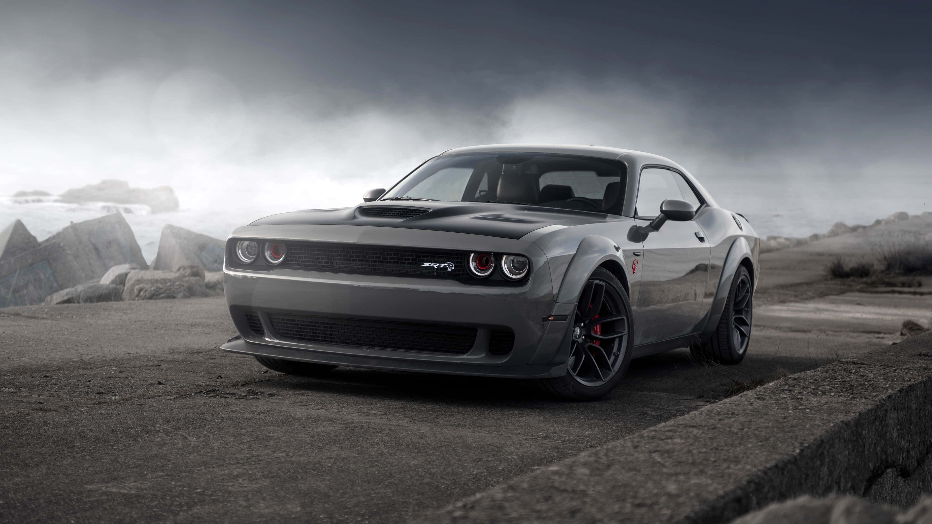 Bringing Style and Power to the Streets with the Dodge Hellcat Wallpaper