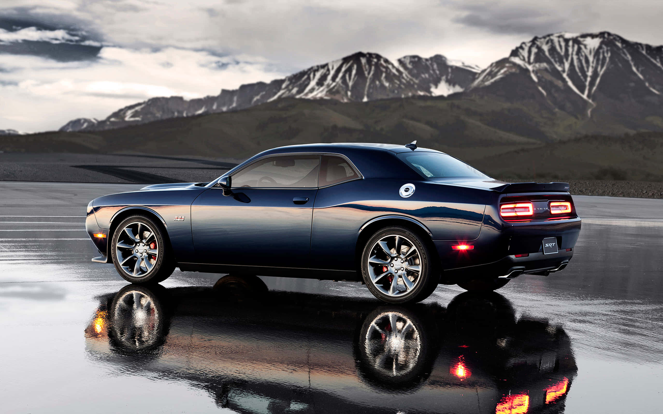 Drive in style with the stylish Dodge Hellcat. Wallpaper