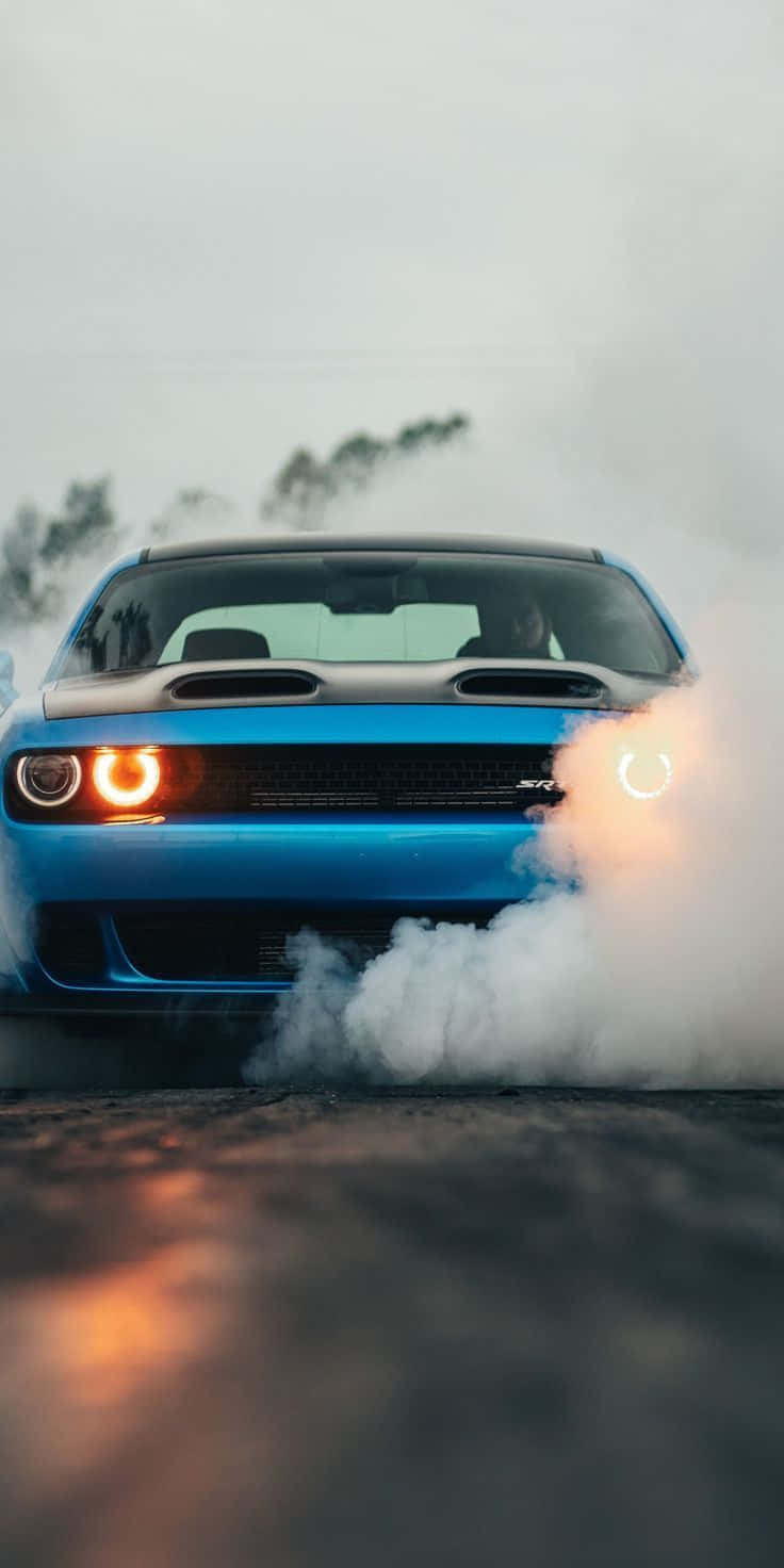 Feel the Fury of the Dodge Hellcat. Wallpaper