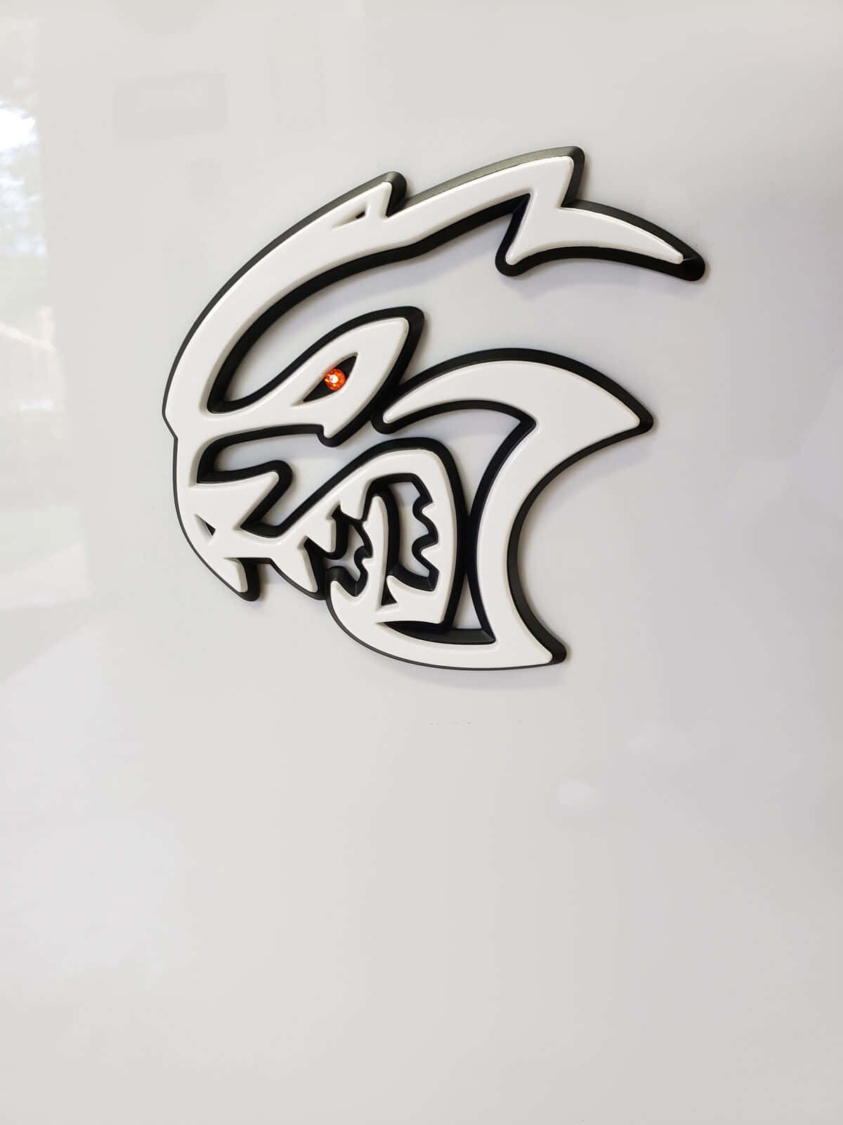 Dodge Hellcat Redeye Emblem Wallpaper