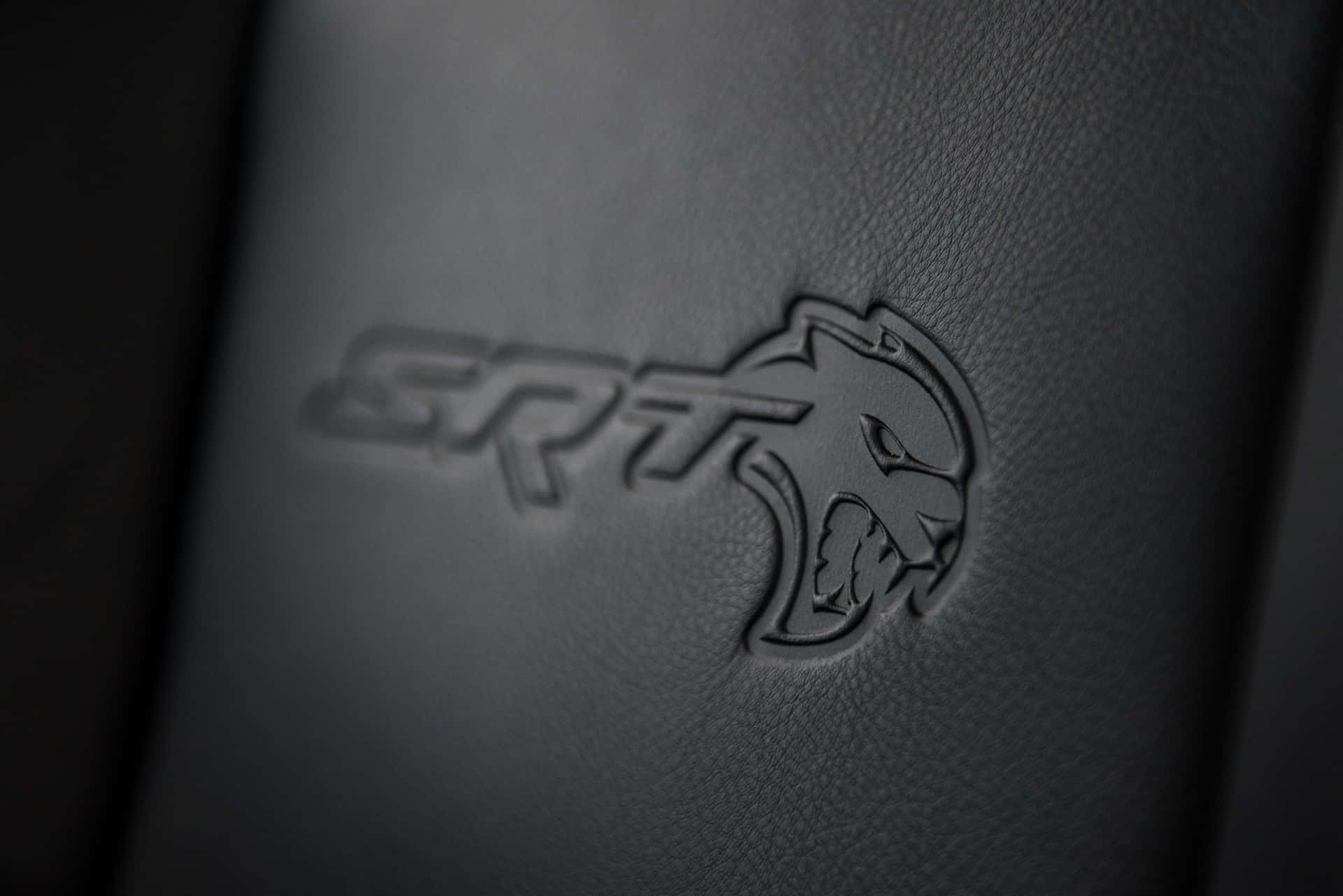 Dodge S R T Hellcat Redeye Embossed Logo Wallpaper