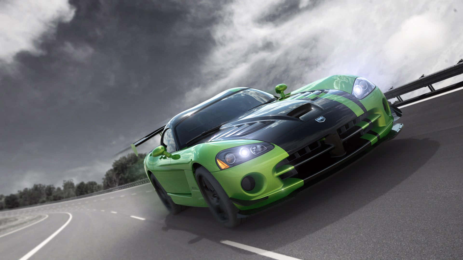 Den ikoniske Dodge Viper: Bygget til hastighed og præstationer Wallpaper
