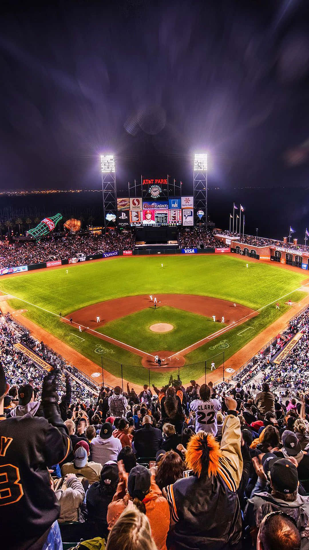 Dodger Stadium, hjemsted for Los Angeles Dodgers Wallpaper