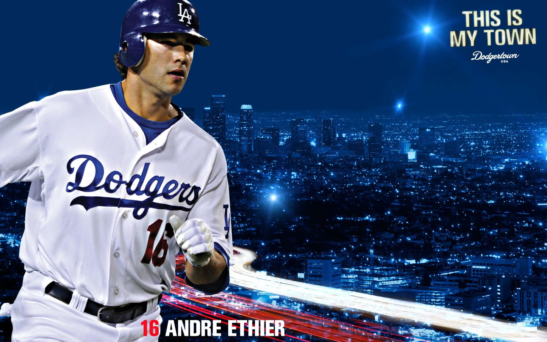 Dodgers Andre Ethier My Town Wallpaper Wallpaper