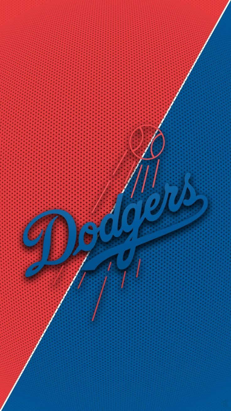 Red Blue Dodgers Logo Iphone Wallpaper