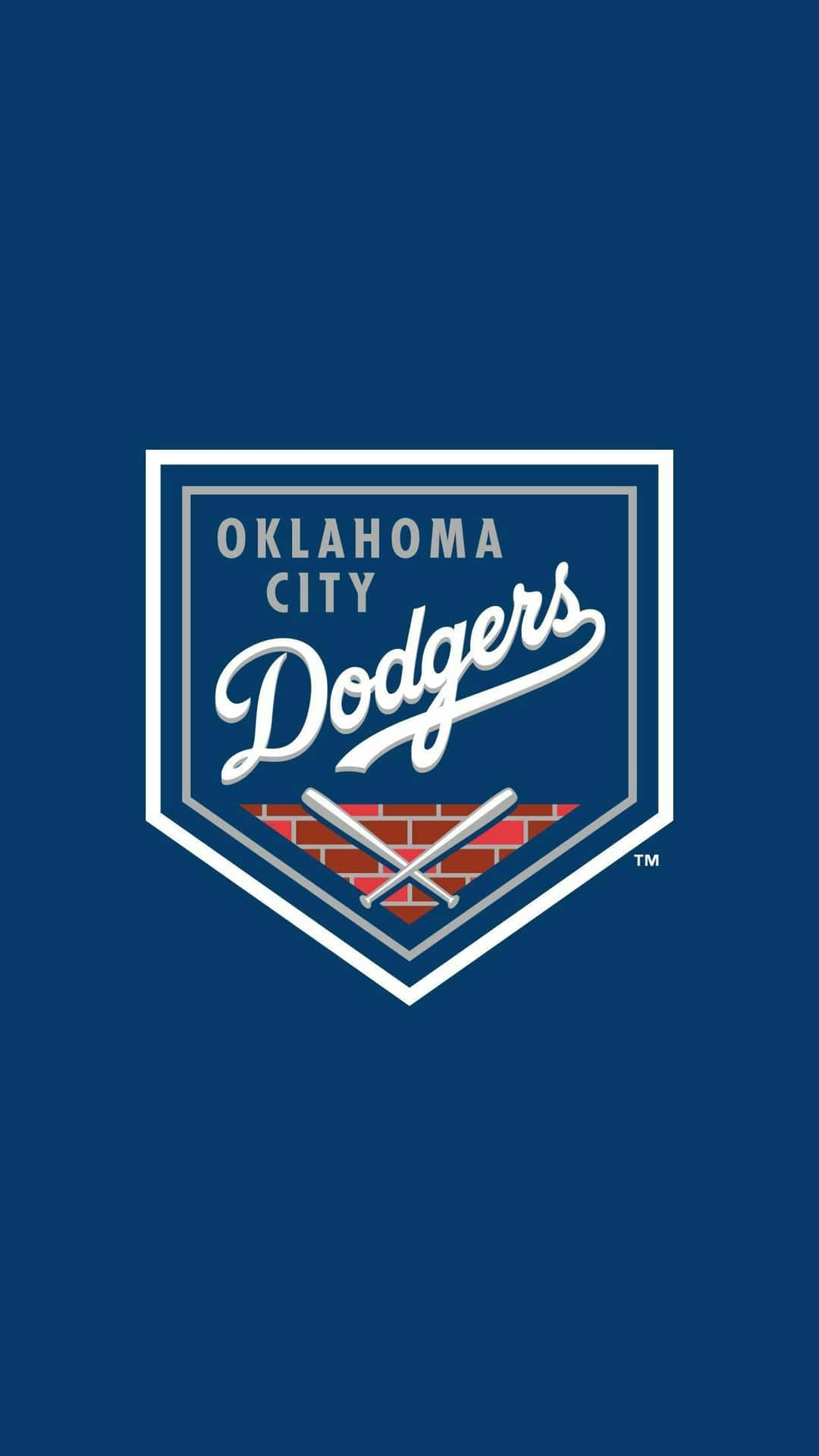 Oklahomacity Dodgers Iphone Wallpaper