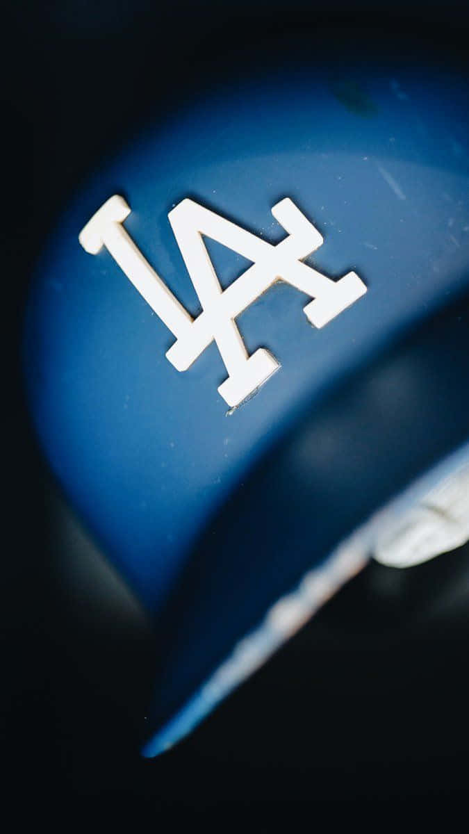 Blue La Dodgers Cap Iphone Wallpaper