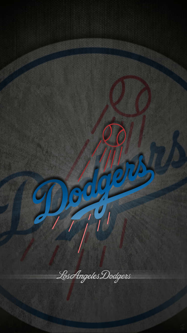 Hämtadin Officiella Mlb Los Angeles Dodgers Iphone-bakgrund Från Wallpapers.com. Wallpaper