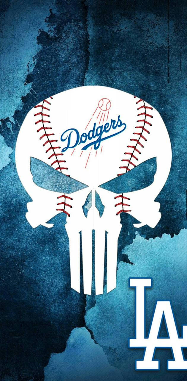Dodgers Skull Logo Wallpaper