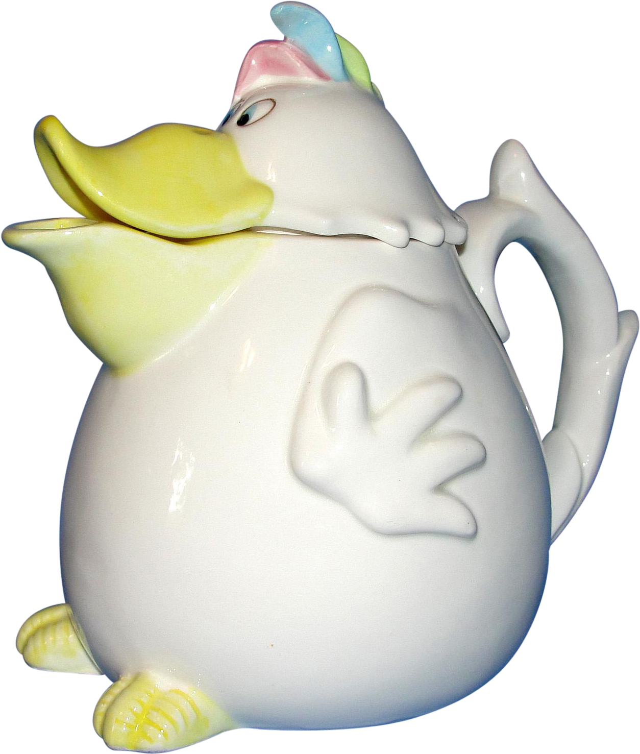 Dodo Bird Teapot Ceramic PNG