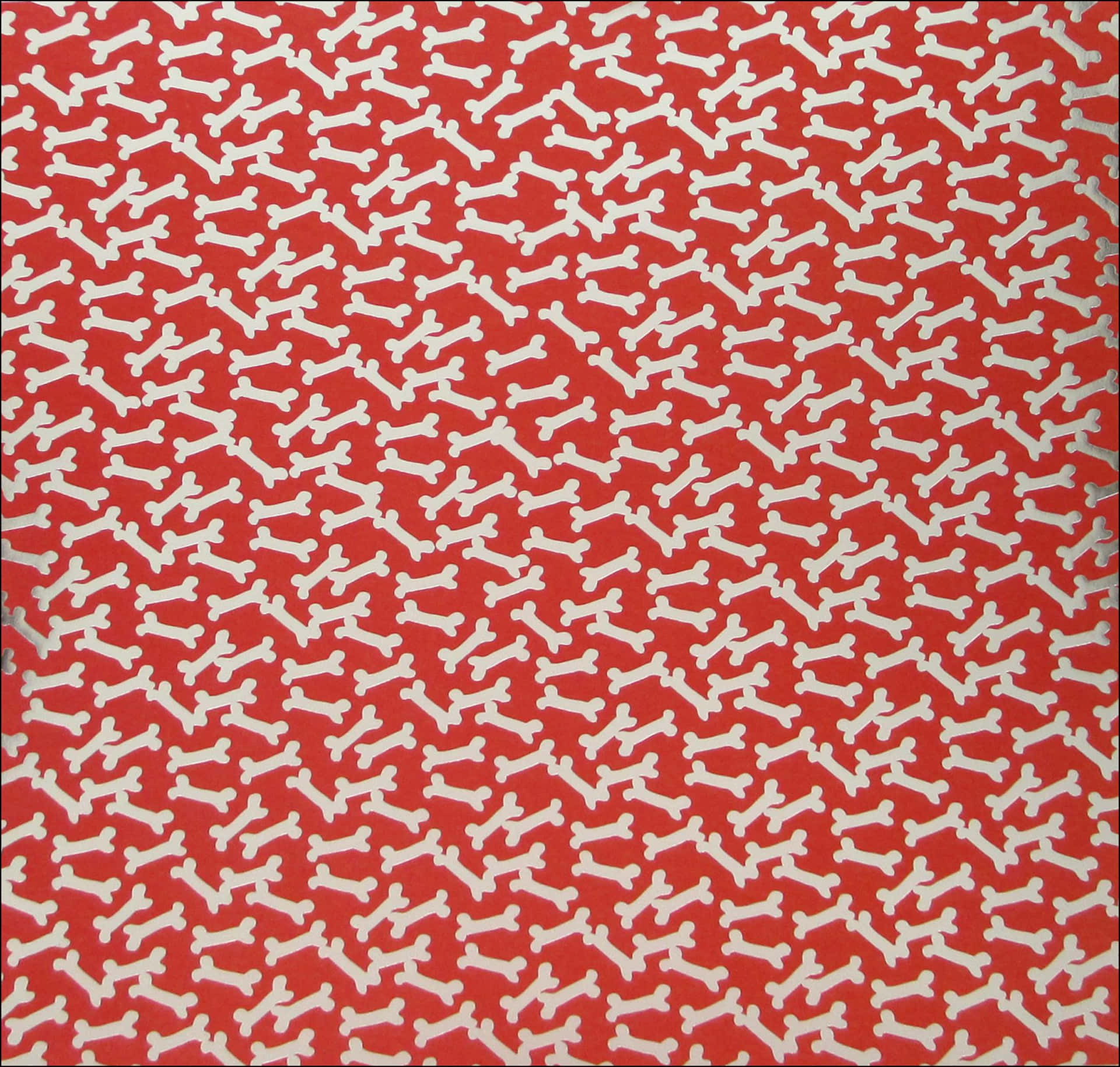 A Red And White Pattern On A Fabric