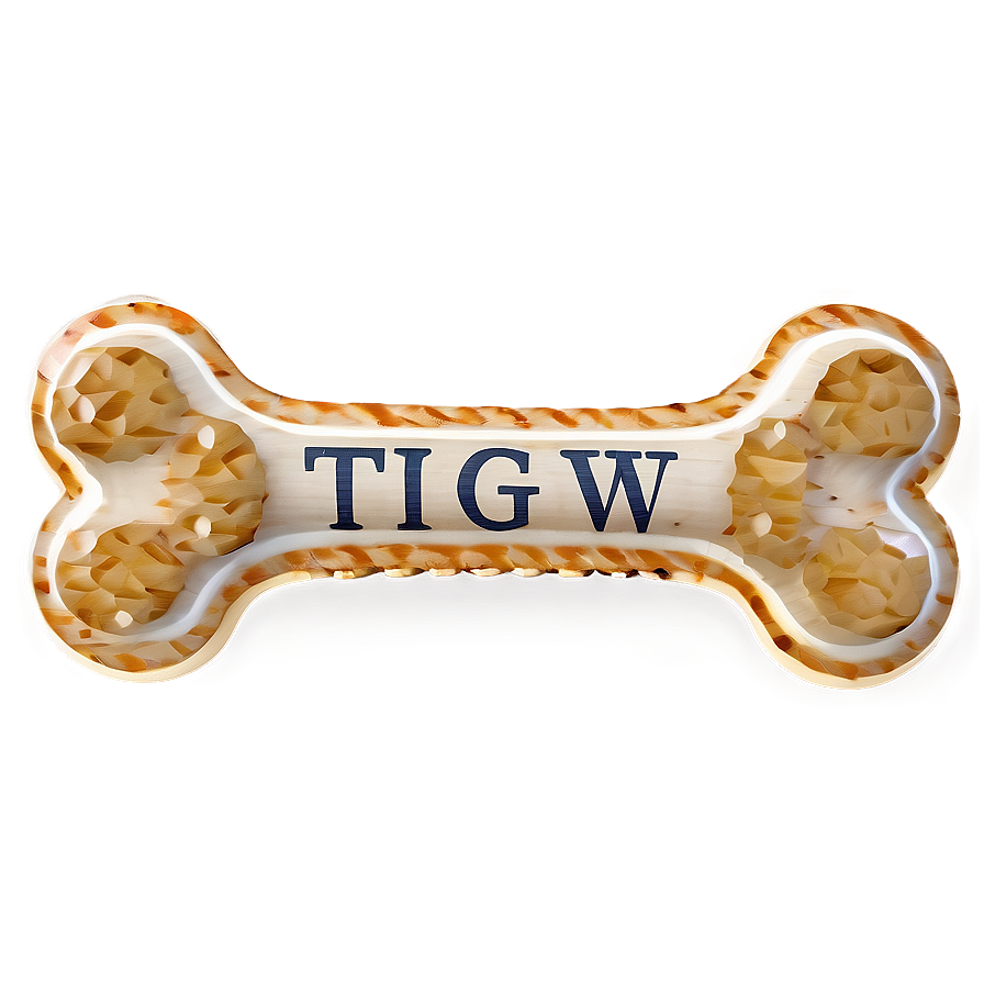 Dog Bone With Text Png Uxd PNG
