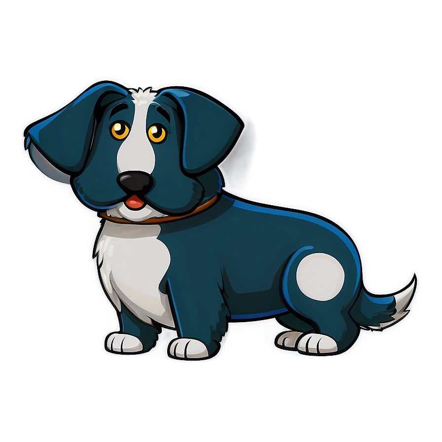 Dog Cartoon With Bone Png 42 PNG