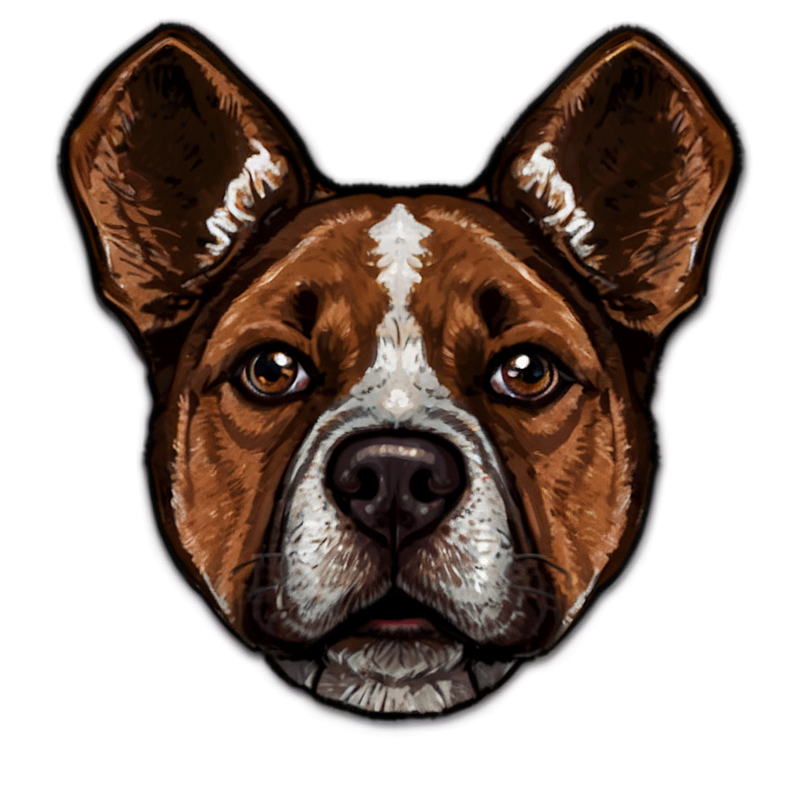 Dog Face Holiday Theme Png 44 PNG