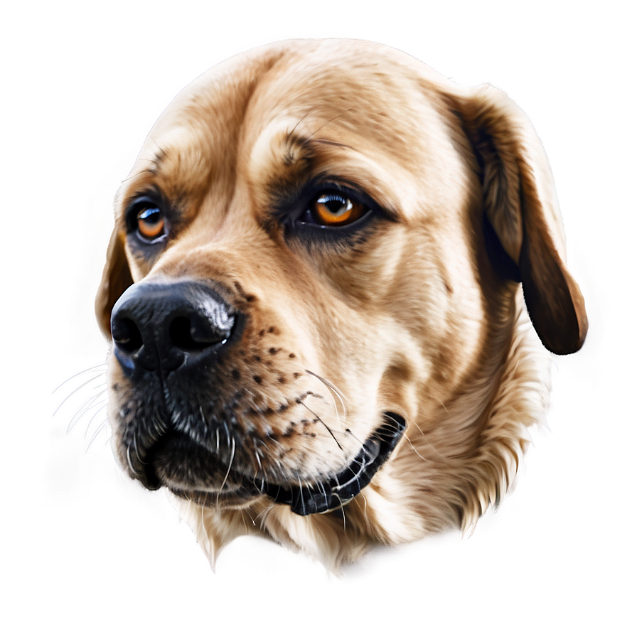 Dog Face Illustration Png 06212024 PNG