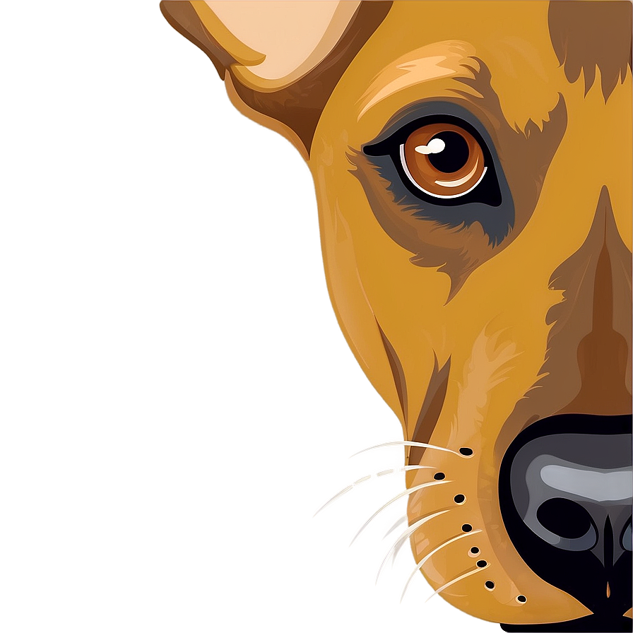 Dog Face Illustration Png Hjh PNG