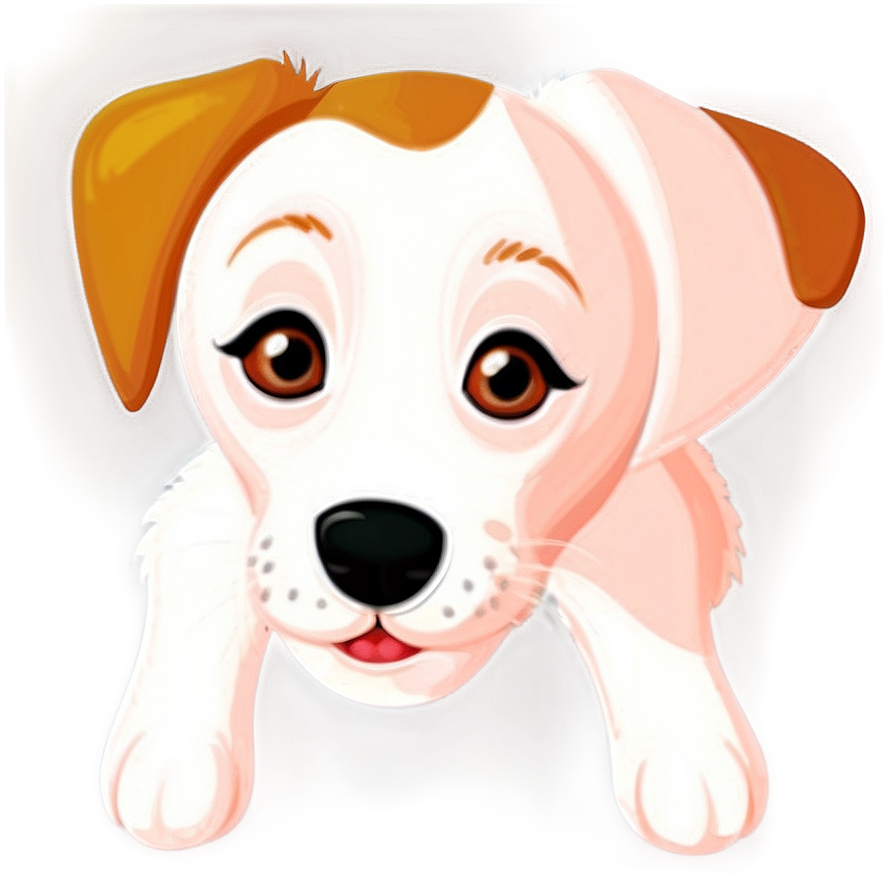 Dog Face In Cartoon Style Png 28 PNG