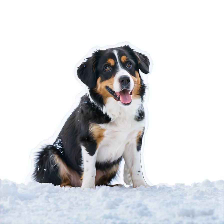 Dog Face In Snow Scene Png 41 PNG