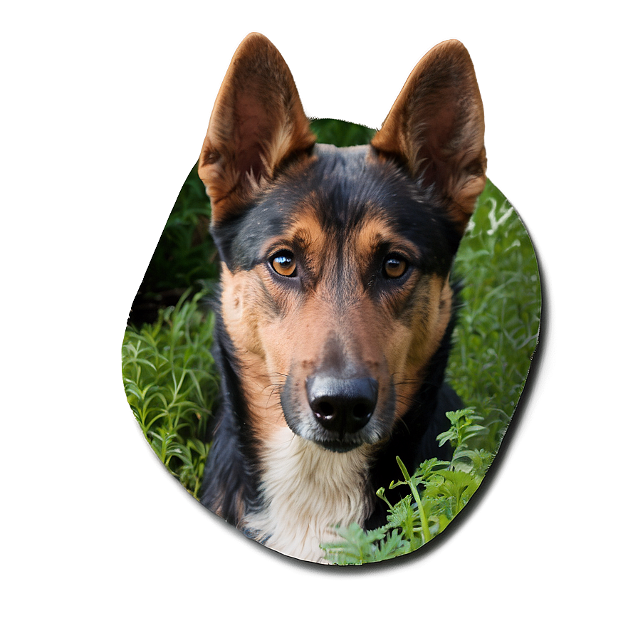 Dog Face In Wild Nature Png 06212024 PNG