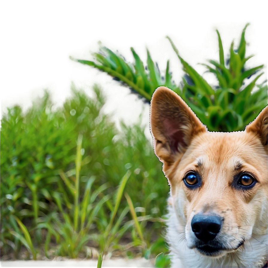 Dog Face In Wild Nature Png Wwy PNG