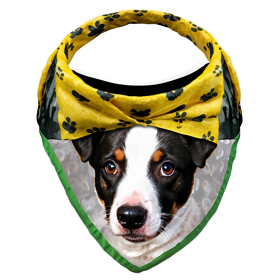 Dog Face With Bandana Png Oin52 PNG