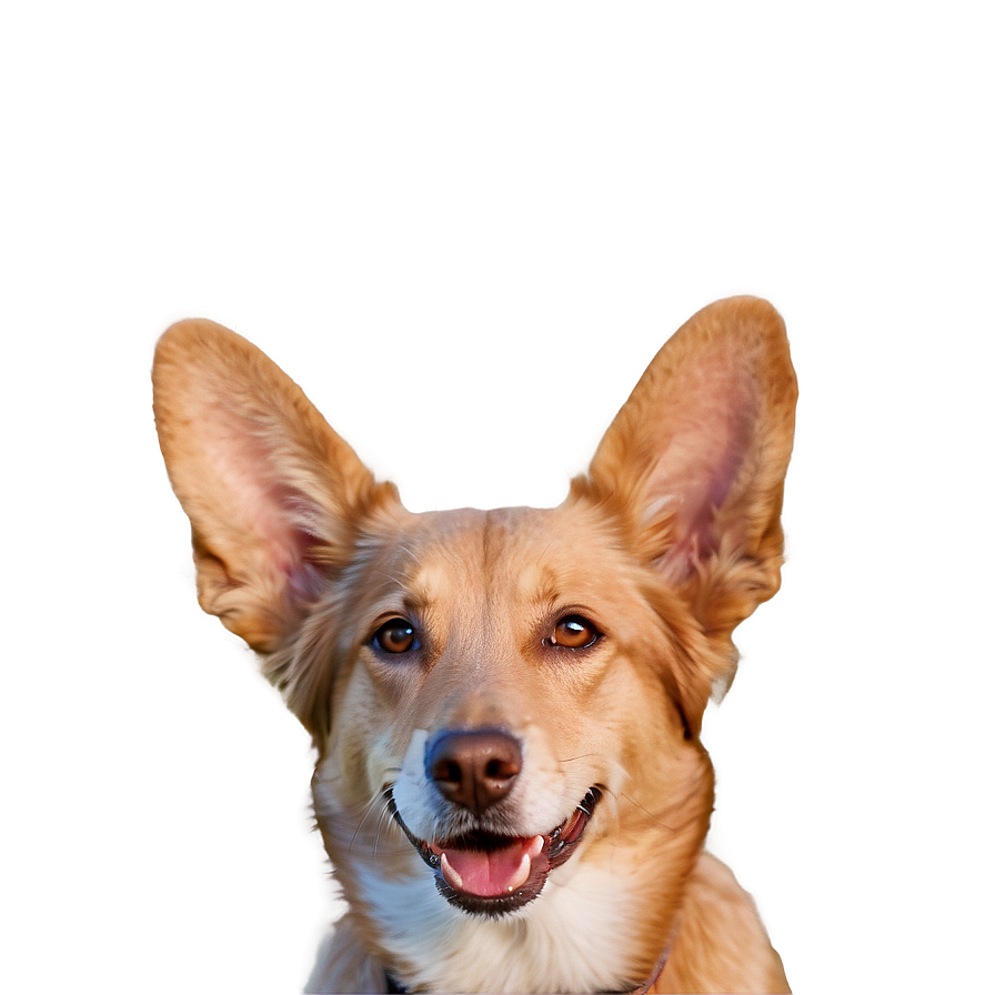 Dog Face With Ears Up Png Yhp PNG