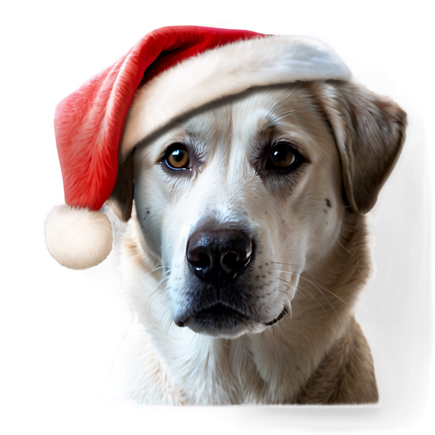 Dog Face With Santa Hat Png 06212024 PNG