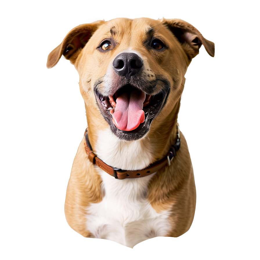 Dog Face With Tongue Out Png Stk PNG