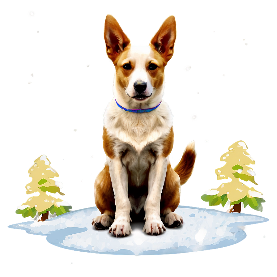 Dog In Snow Png Duc27 PNG