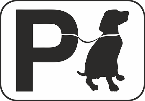 Dog Parking Sign PNG