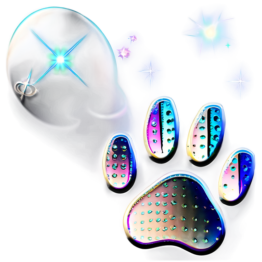 Dog Paw With Sparkles Png Iqf95 PNG