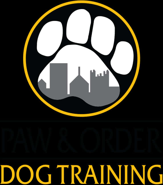 Dog Pawand Order Training Logo PNG